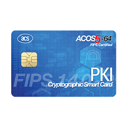 ACOS5-64 smart card crittografica PKI RSA FIPS
