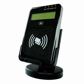 ACR1222L VisualVantage USB NFC Reader with LCD. Support ISO14443 Type A and B cards, MIFARE, FeliCa and all 4 types of NFC tags.