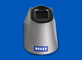HID Lumidigm M-Series USB Desktop Readers multispectral for logical access, high-performance liveness detection, reliable biometric matching, IT security, and single sign-on (SSO).