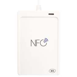 ACR1552U USB NFC Reader IV is a CCID & PC/SC compliant smart card reader, developed based on 13.56MHz contactless technology